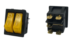 İkili Işıklı Anahtar 16 Amper Sarı