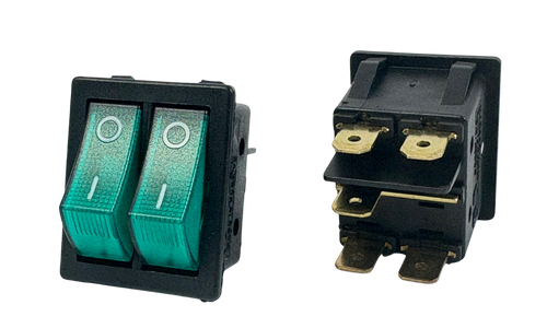 İkili Işıklı Anahtar 16 Amper Yeşil