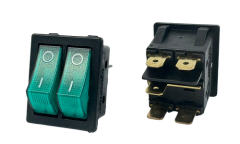 İkili Işıklı Anahtar 16 Amper Yeşil