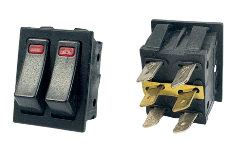 İkili Led Işıklı Anahtar 16 Amper