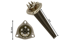 4500 Watt Büyük Kafalı Endüstriyel Bulaşık Makinesi Rezistansı 220 Volt 300 mm