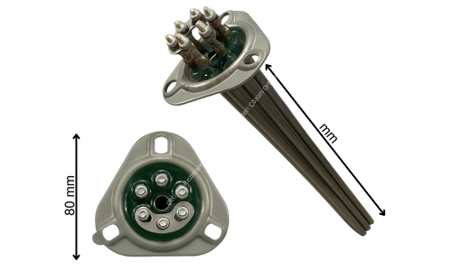 4500 Watt Endüstriyel Bulaşık Makinesi Rezistansı 220 Volt 300 mm