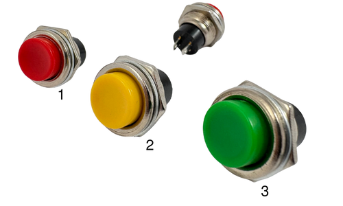 Metal Light Işıksız Butonlar