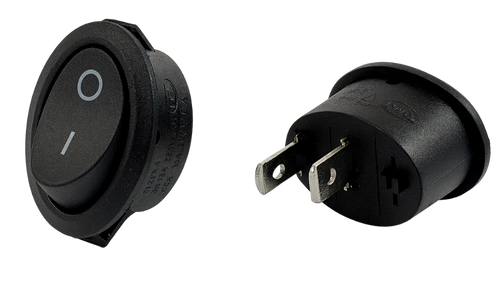 On/Off Oval Işıksız Anahtar