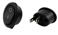 On/Off Oval Işıksız Anahtar