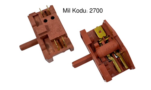 2+2 Çevirmeli Polyemit Anahtar Stoplu