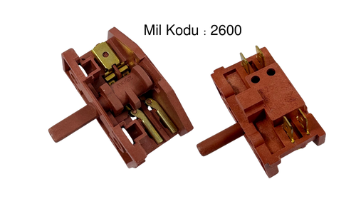 2+2 Çevirmeli Polyemit Anahtar Sürekli Döner