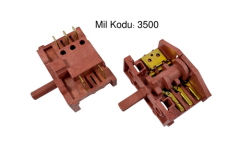 2+3 Çevirmeli Polyemit Anahtar Sürekli Döner