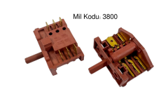 3+3 Çevirmeli Polyemit Anahtar Sürekli Döner