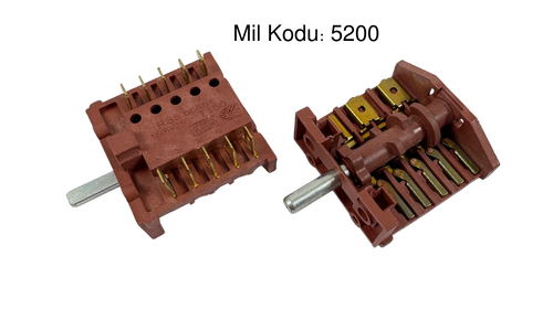 5+5 Çevirmeli Polyemit Anahtar Sürekli Döner