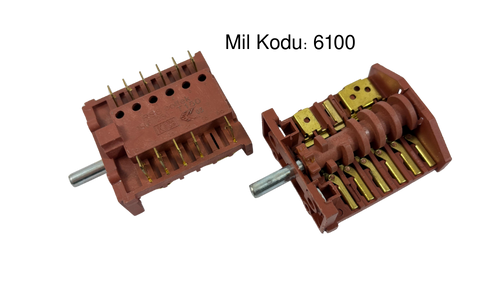 5+6 Çevirmeli Polyemit Anahtar Sürekli Döner