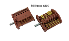 5+6 Çevirmeli Polyemit Anahtar Sürekli Döner