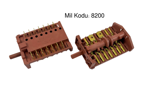 7+7 Çevirmeli Polyemit Anahtar Sürekli Döner