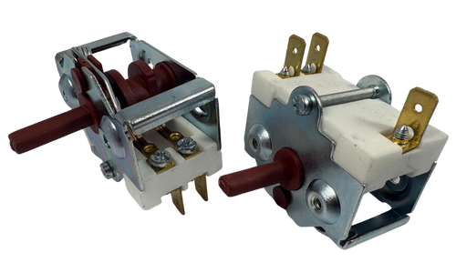 2+1 Çevirmeli Porselen Fırın Anahtarı