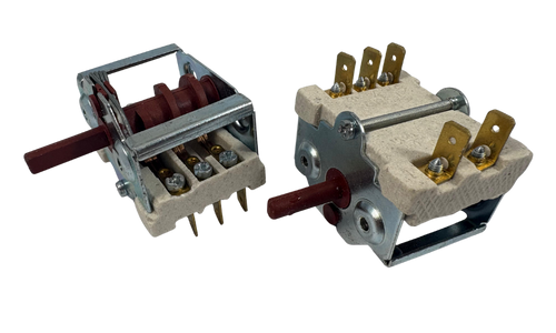 3+2 Çevirmeli Porselen Fırın Anahtarı