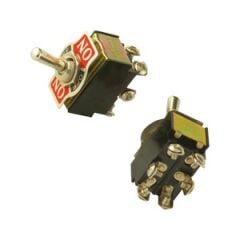 On/Off/On Yaylı Toggle Siviç 6 Soketli