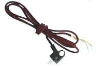 3x1 Sanayi Tipi Baskılı Ütü Kordonu Kauçuk 2.5 Metre Kırmızı