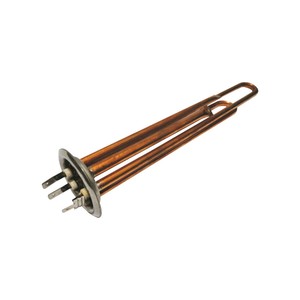 2000W Bakır Çift Termostat Borulu Termosifon Rezistansı İki Elemanlı 220V